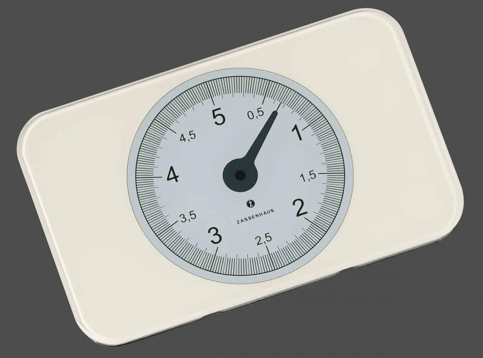 Balance écran rétractable 5kg/1g crème