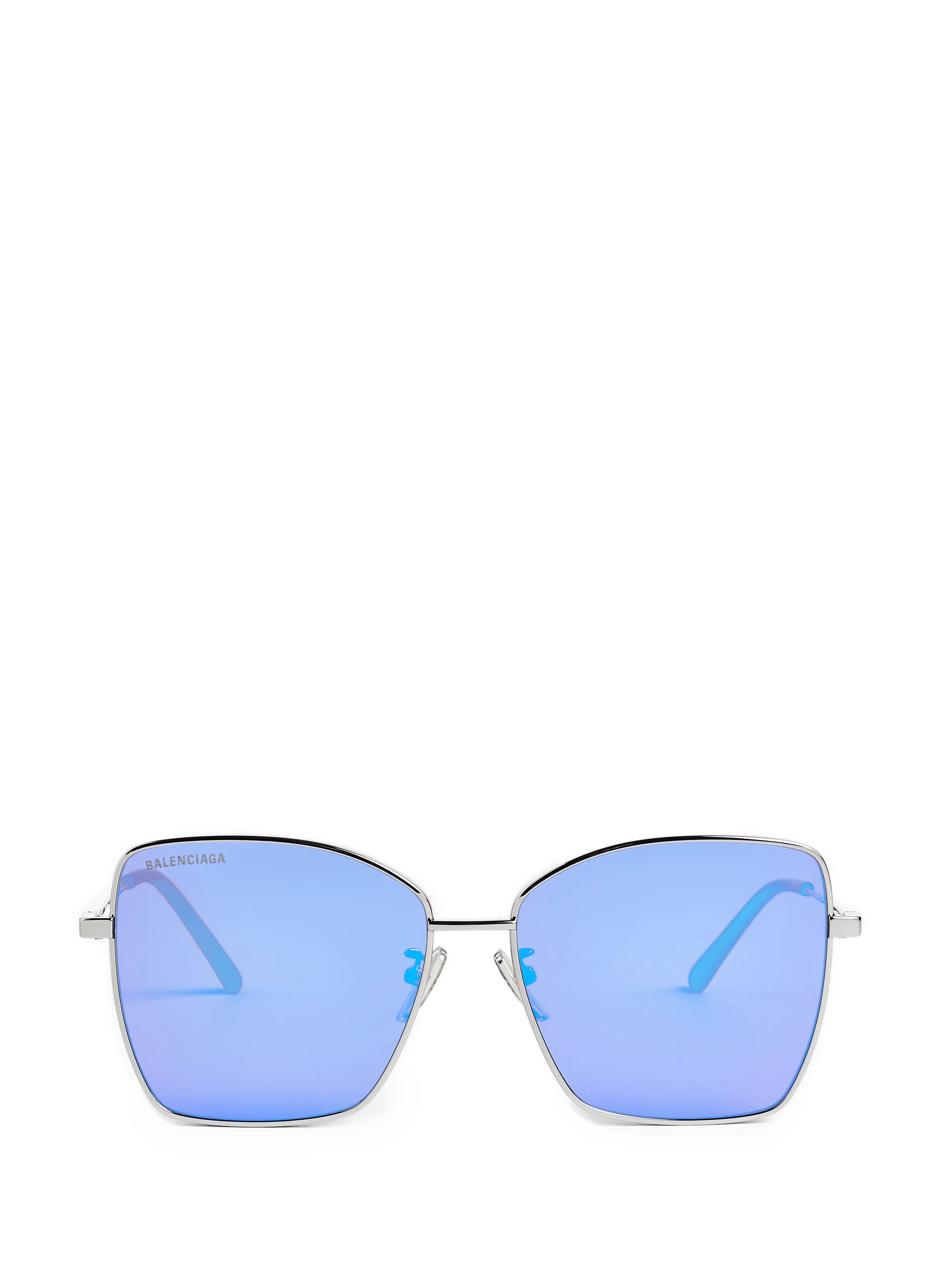 BALENCIAGA  Lunettes de soleil oversize  - Argent
