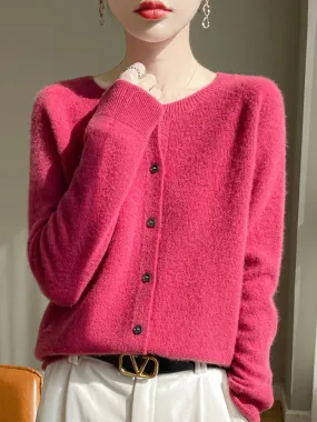 Bellatrix - légant cardigan en laine mérinos