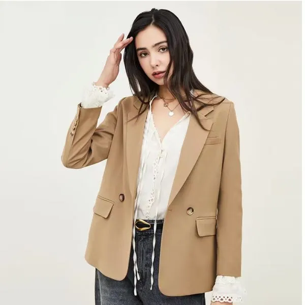 Blazer Petite double boutonnage pour femme