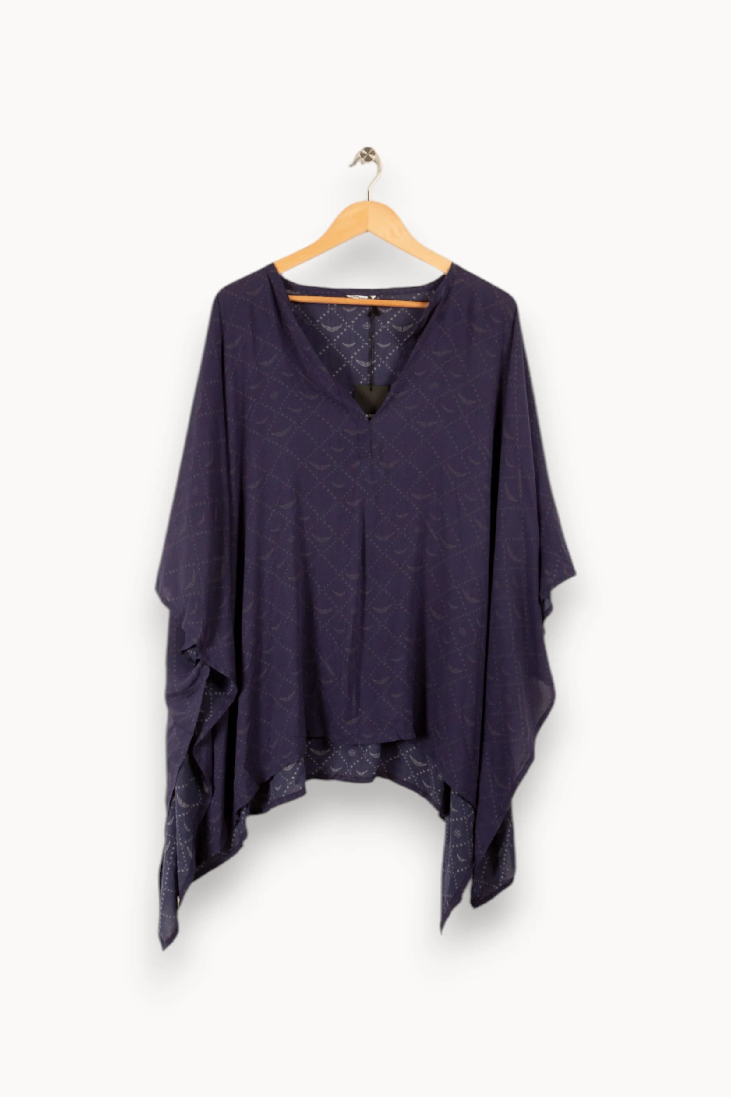 Blouse bleu foncé - Taille S/36