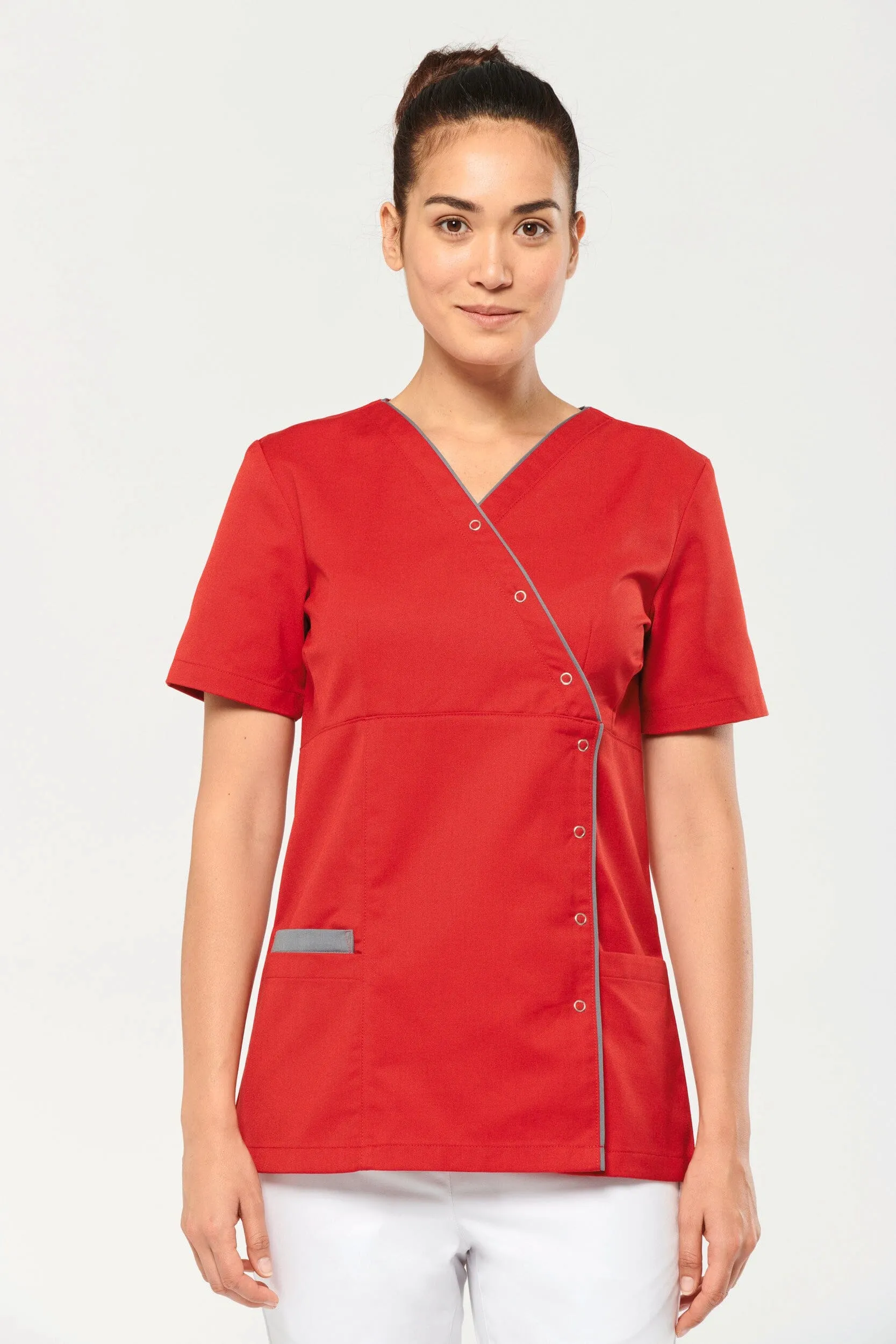 Blouse polycoton avec boutons-pression femme /WK. Designed To Work-WK506