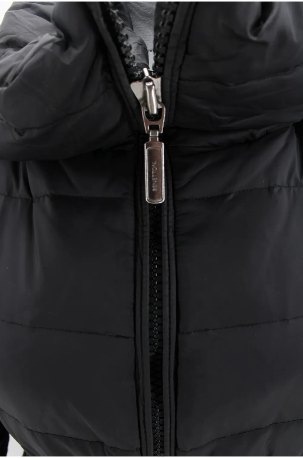 Blouson parka doudoune Benetton / Vêtement d'occasion vintage friperie
