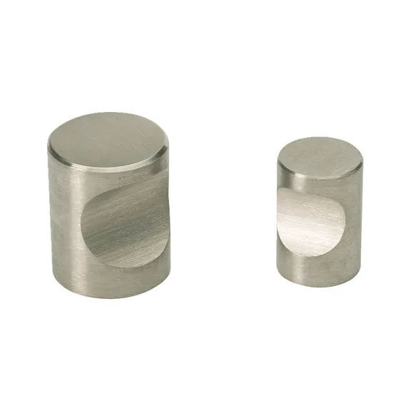 Bouton encoche inox