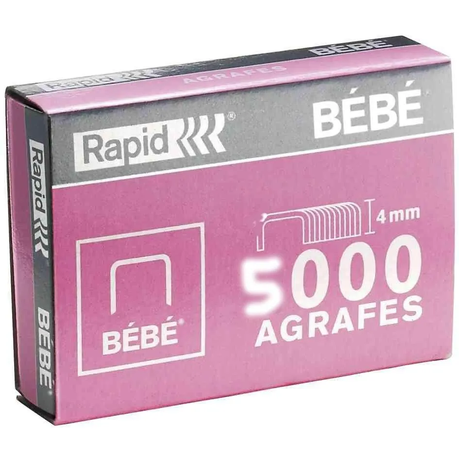 Boîte de 5000 Agrafes Bébé cuivrées (11974602)