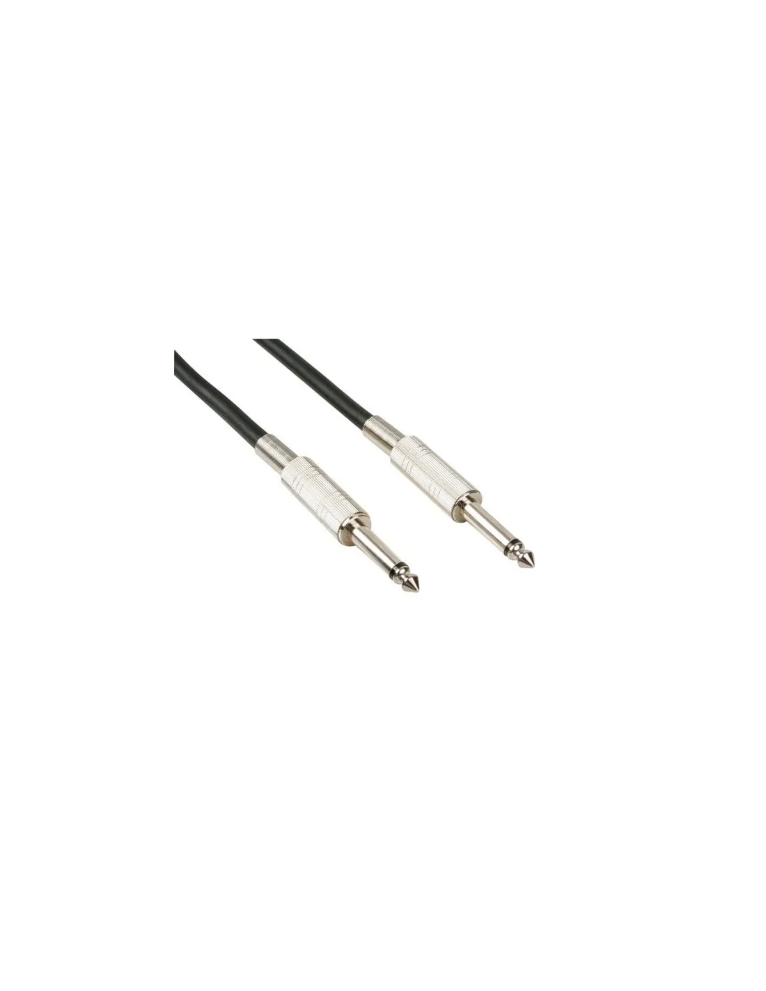 Cable haut-parleur professionnel 6.35mm mono vers 6.35mm mono bleu (5m)-Cable haut-parleur professionnel 6.35mm mono vers 6.35mm