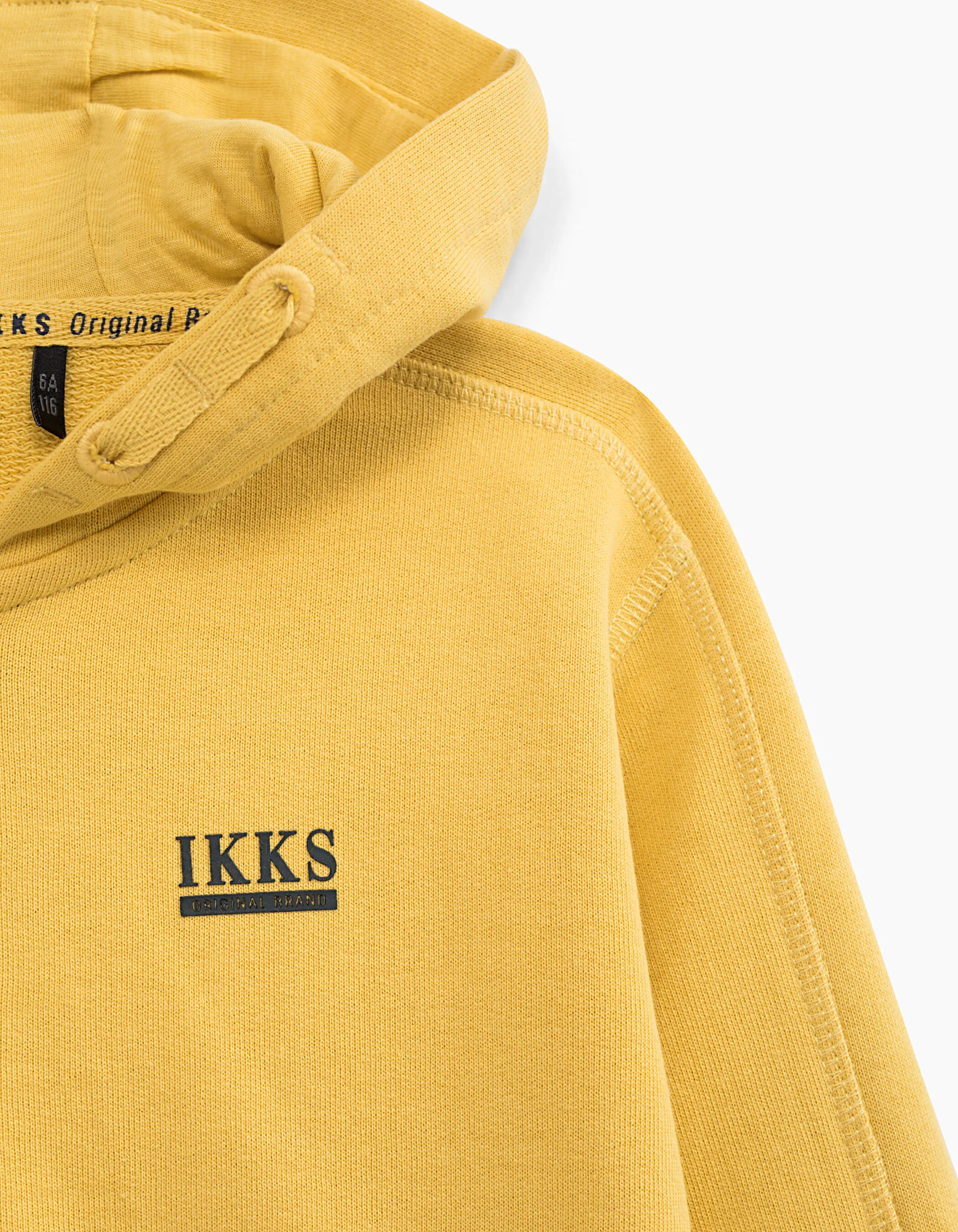 Cardigan jaune Essentiel molleton bio garçon