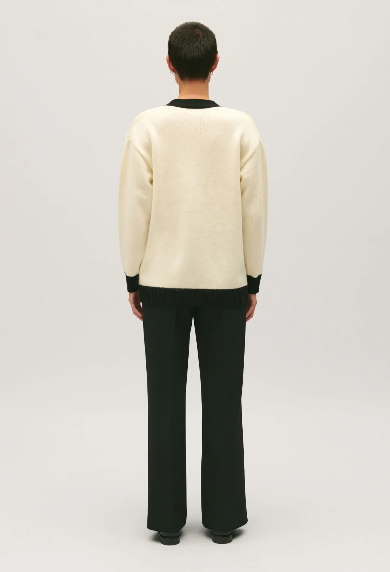 Cardigan long écru | Claudie FR