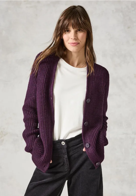 CECIL Cardigan en grosse maille 