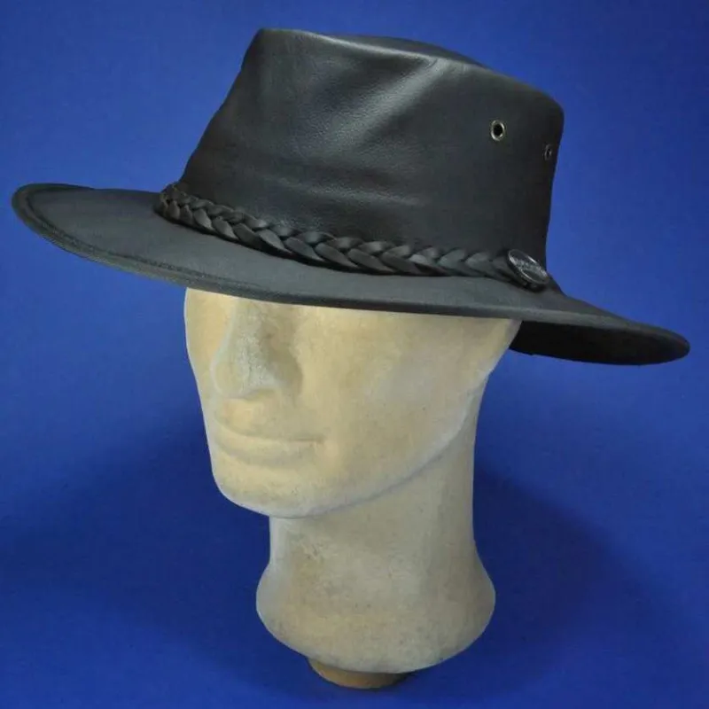 Chapeau BARMAH - Chapeaux Australiens cuir véritable - Vente en ligne