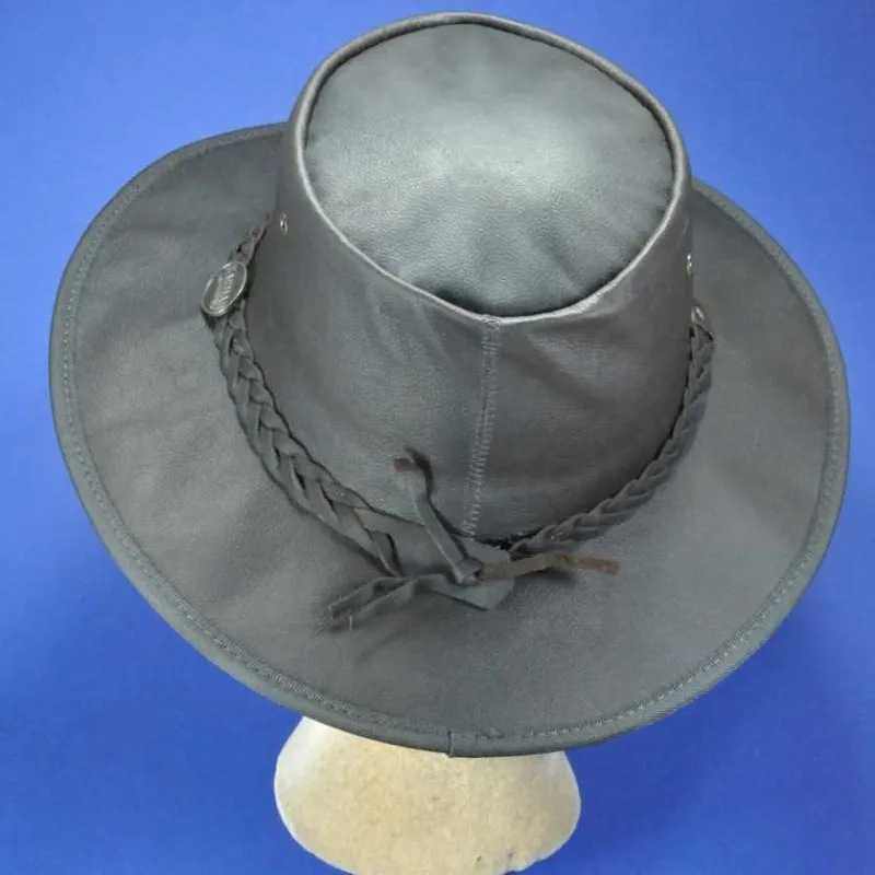 Chapeau BARMAH - Chapeaux Australiens cuir véritable - Vente en ligne