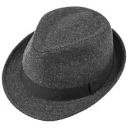 Chapeau Classic Herringbone Trilby by Lipodo --> Chapeaux, casquettes & bonnets en ligne ▷ Chapeaushop