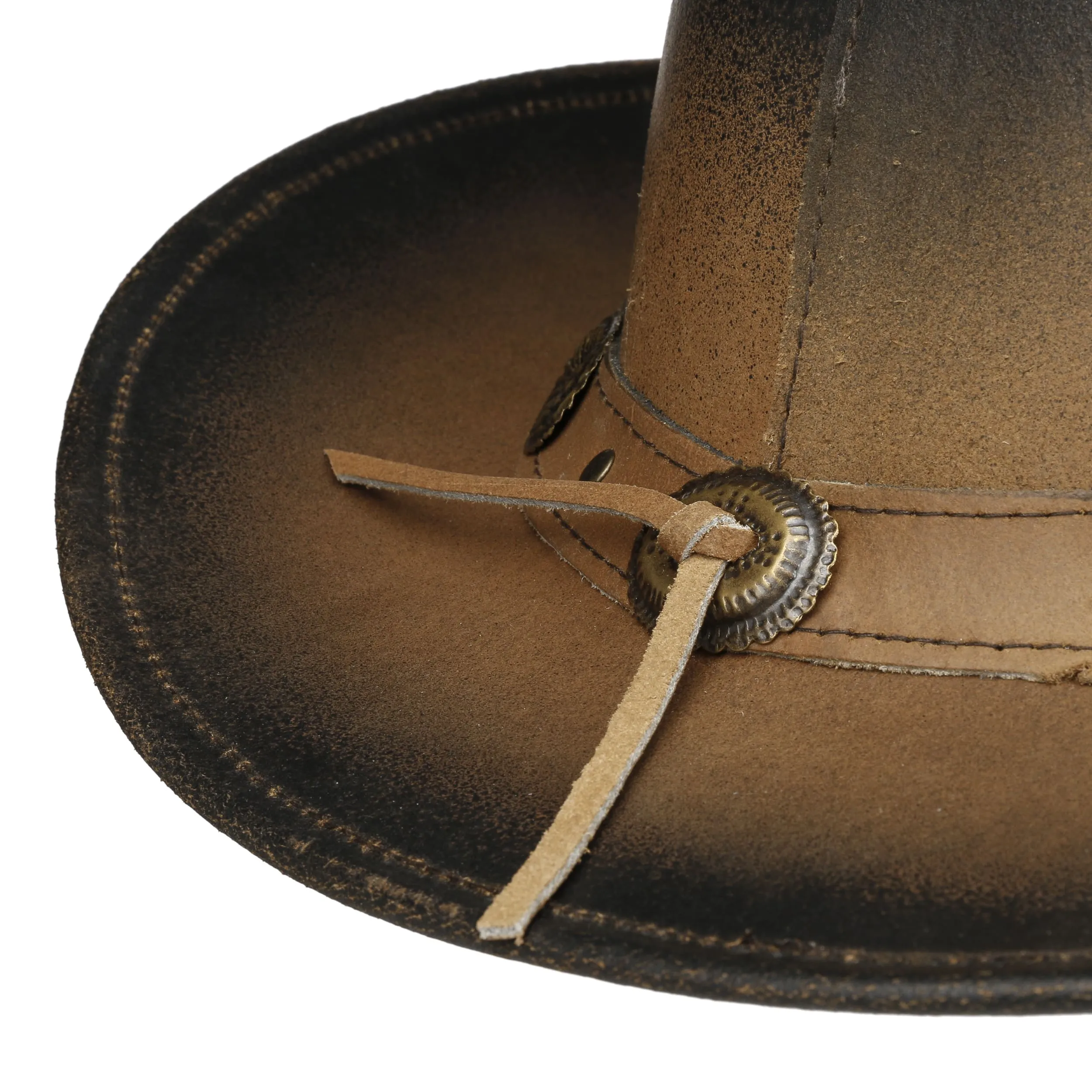 Chapeau en Cuir Tombstone by Scippis --> Chapeaux, casquettes & bonnets en ligne ▷ Chapeaushop