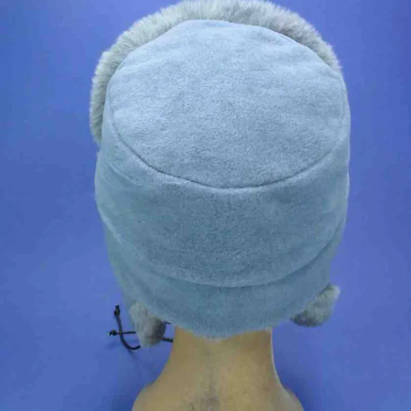 Chapka en fourrure polyester glacier | Chapeau d'hiver pour femme