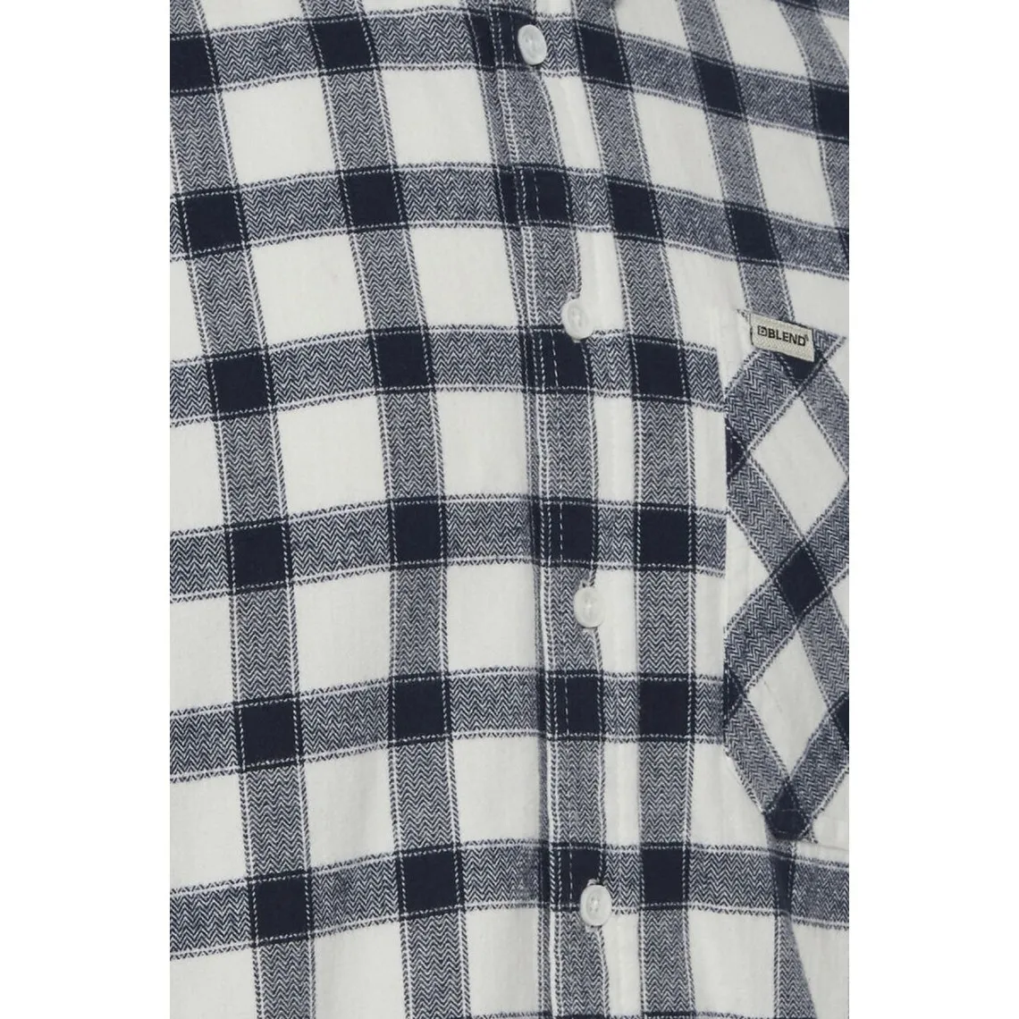 Chemise Bleue en Coton manches longues | 3 Suisses