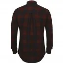 Chemise de Serveur à Carreaux Homme Slim - TOPTEX