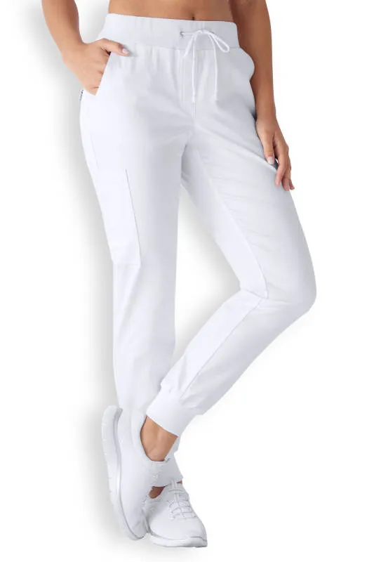 Comfort Stretch Pantalon Femme - Jogpant blanc