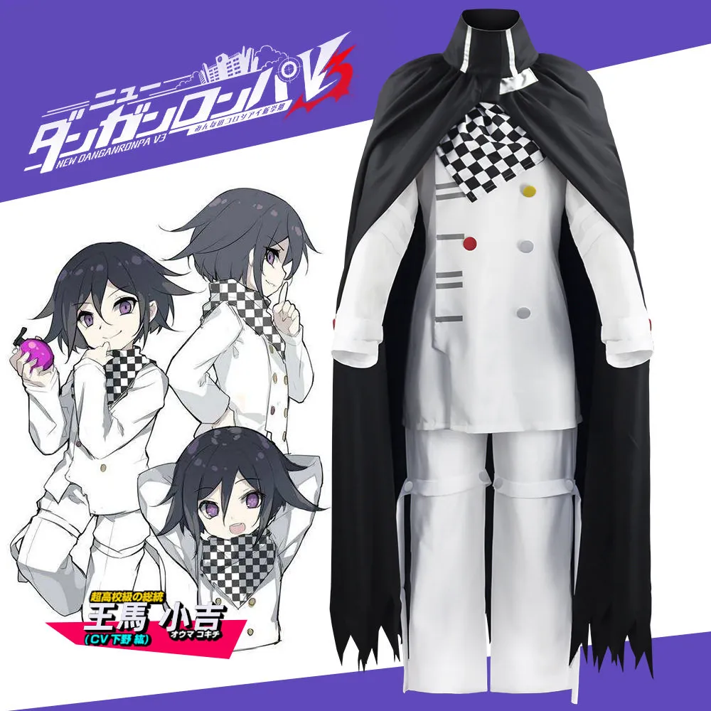 Costume de cosplay du président avec écharpe et cape - broken v3cos wang ma xiaoji