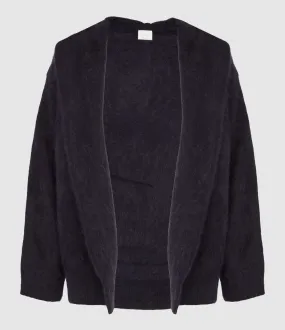 CT PLAGE Partager  Cardigan Laine Navy  