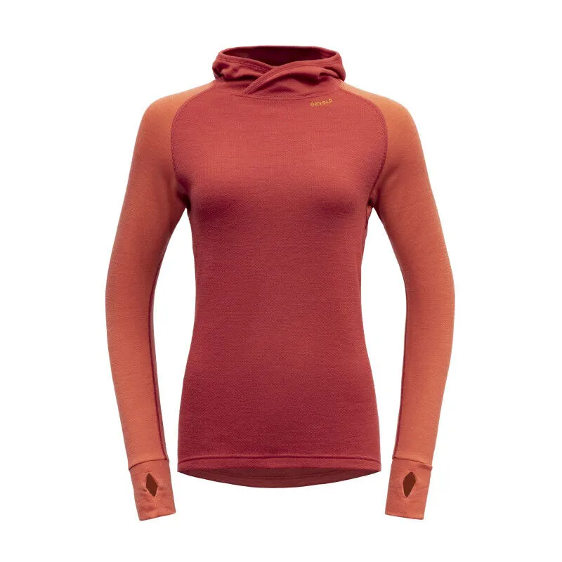 Devold Expedition Merino 235 Hoodie - Sous-vêtement mérinos femme | Hardloop