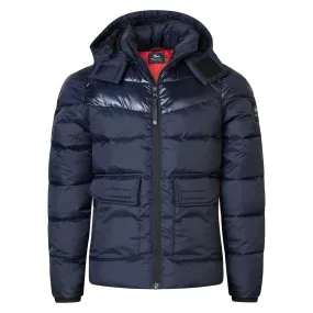 Doudoune à capuche garçon bleu marine | 3 Suisses
