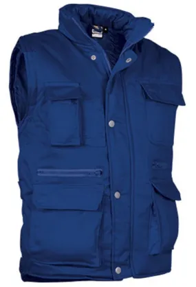 Doudoune sans manches - Homme - REF REPORTER - bleu azur 