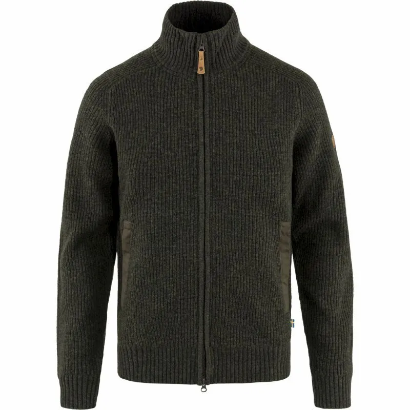 Fjällräven Övik Zip Cardigan Knit - Pullover homme
