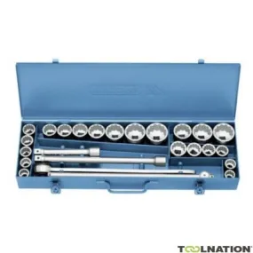 Gedore 6281310 D 32 EMAU-2 Jeu de clés à douille 3/4" pouces 25 pièces