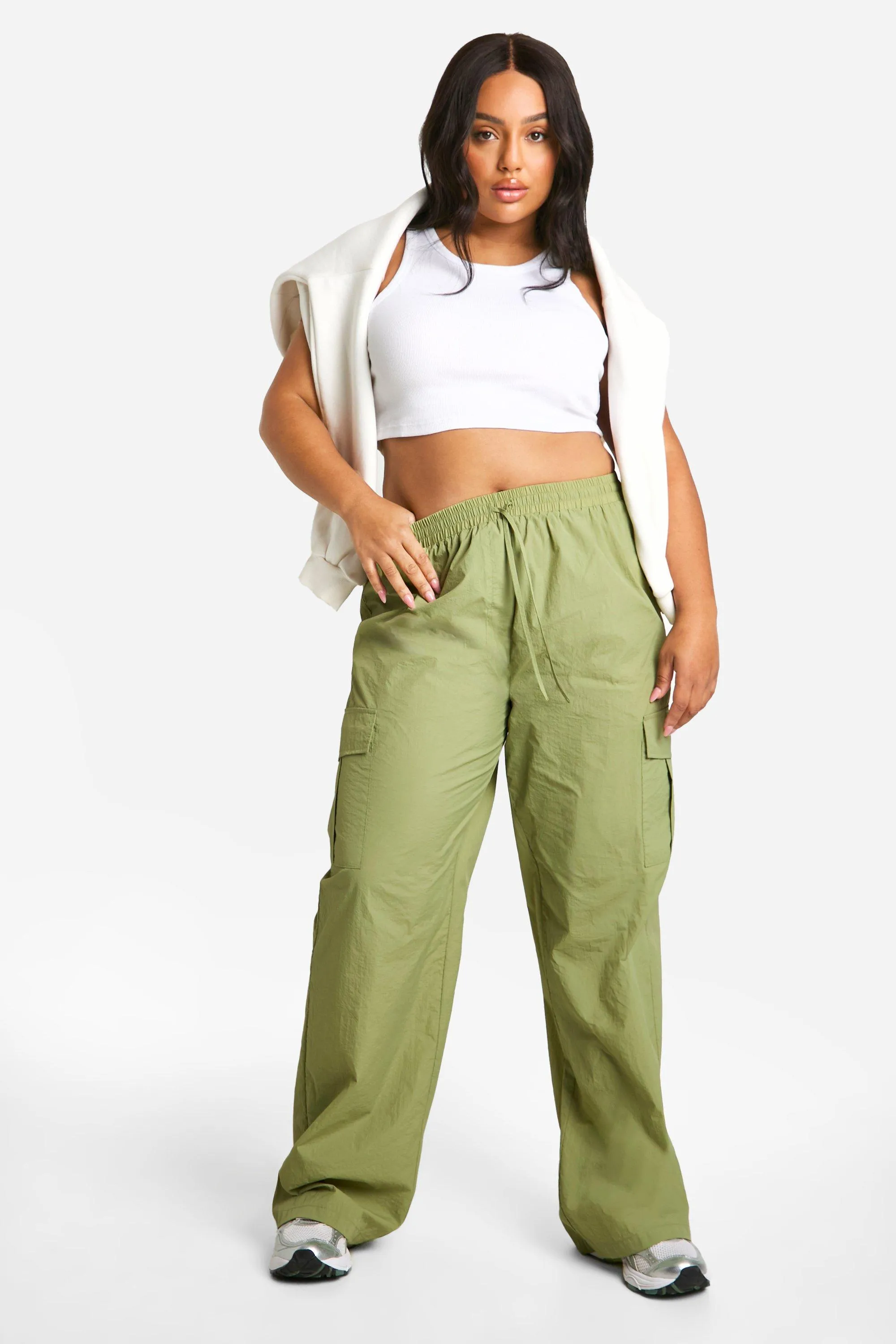 Grande taille - Pantalon à cordon de serrage