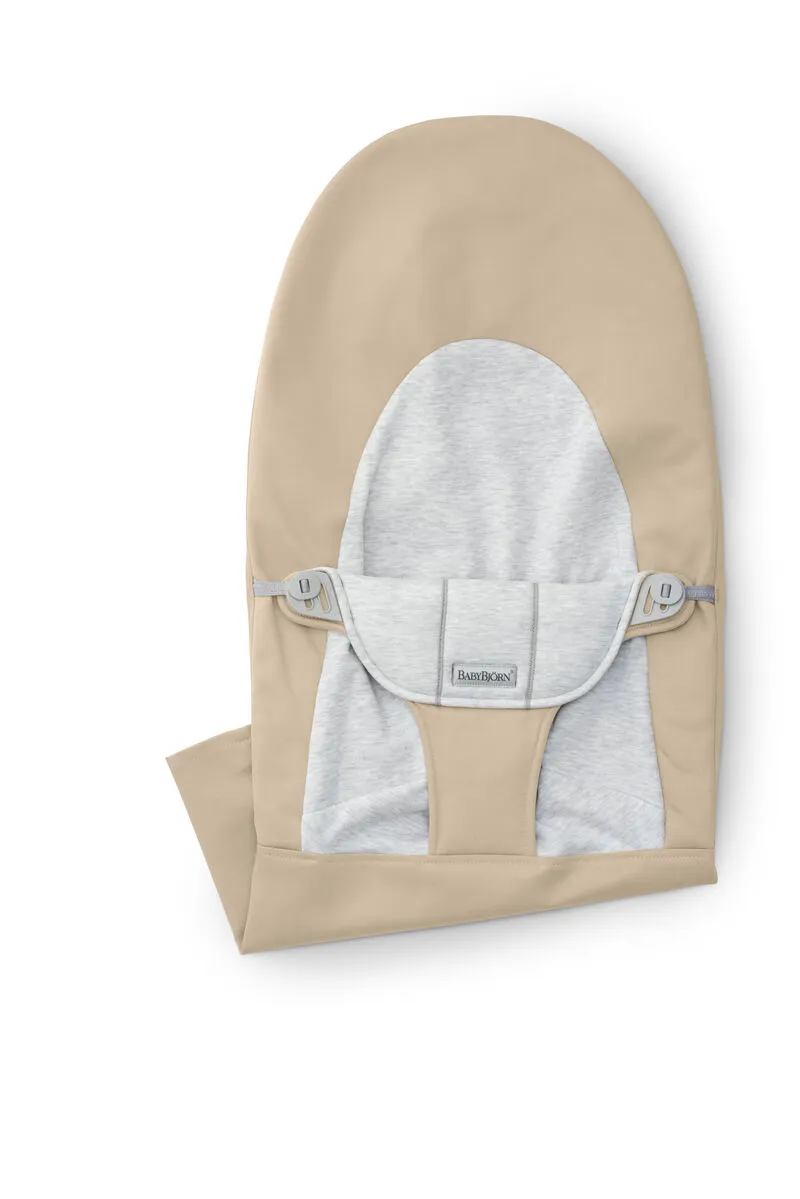 Housse pour Transat Balance Soft Tissé/Jersey Beige/Gris