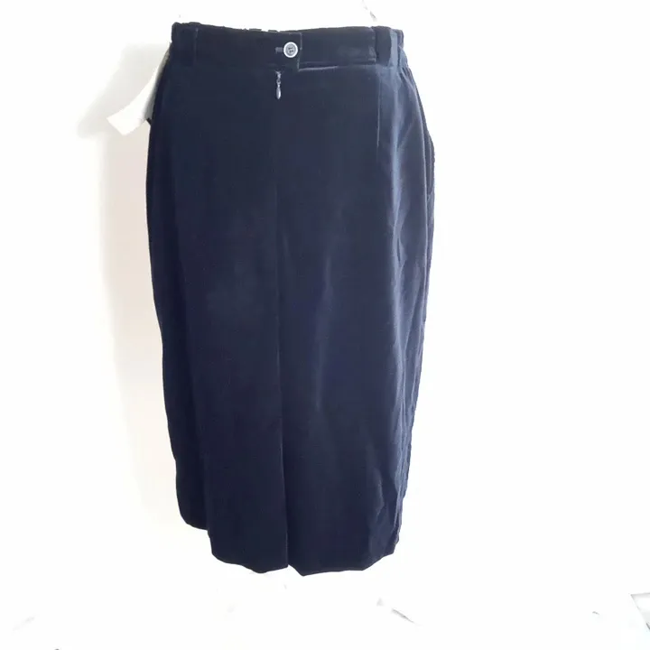 Jupe velours noir - HMC Hucke Mode Collection - taille: FR44