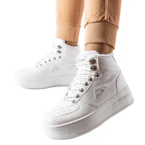 Kappa 243047 Fallou chaussures isolées blanches