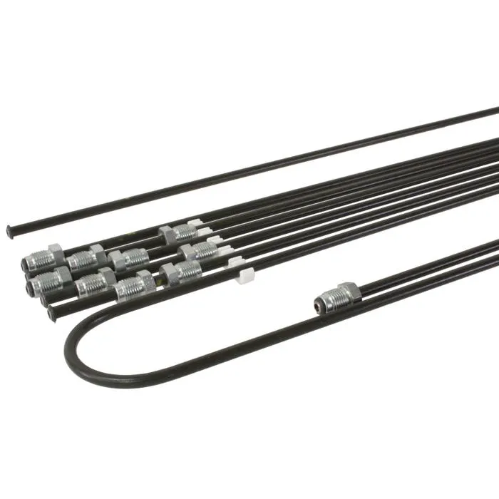 Kit complet tuyaux rigides de frein pour Combi T2 (08\/70 - 07\/71) – Disques avant sans servo, conduite à gauche