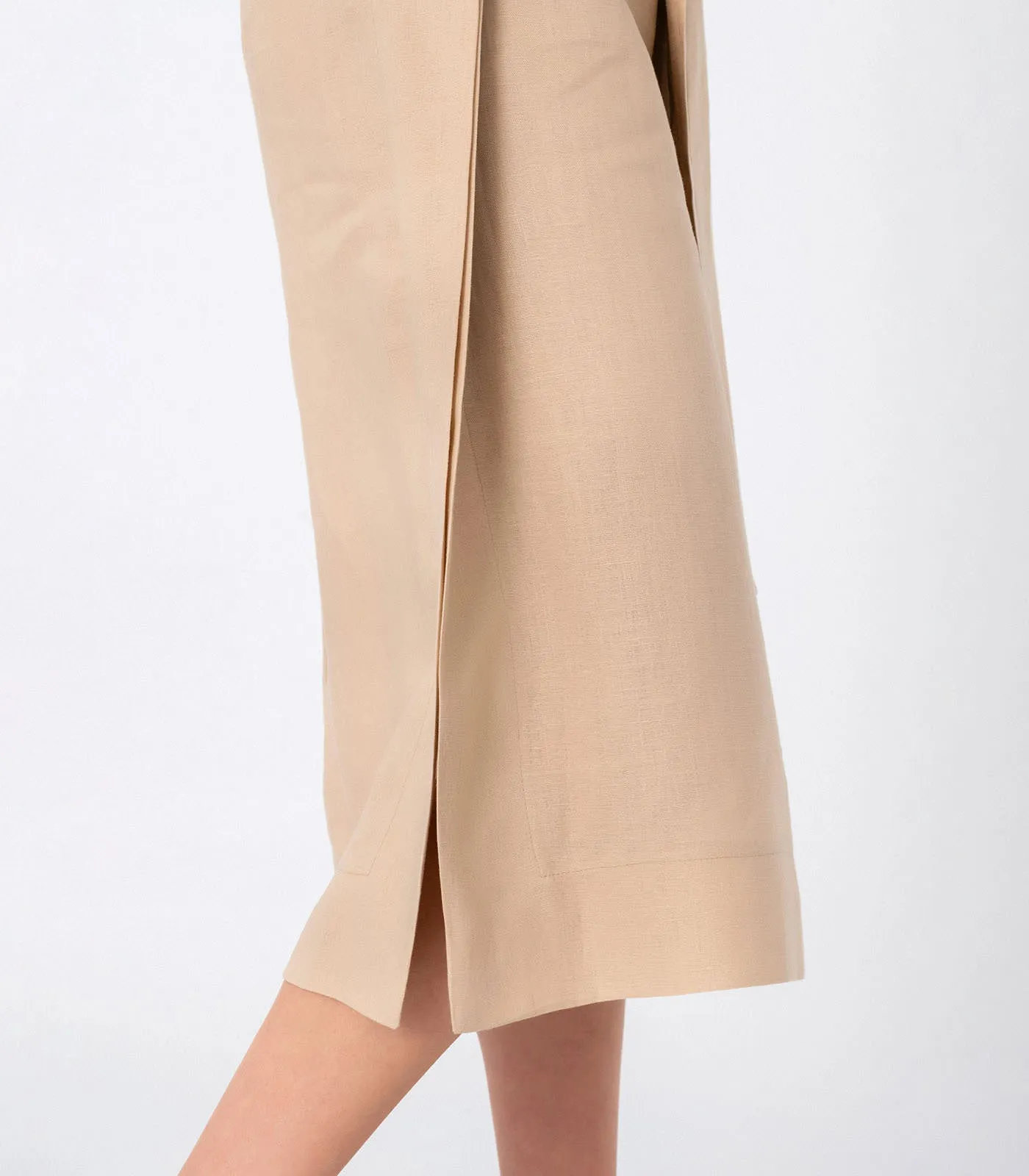 Linen Midi Dress