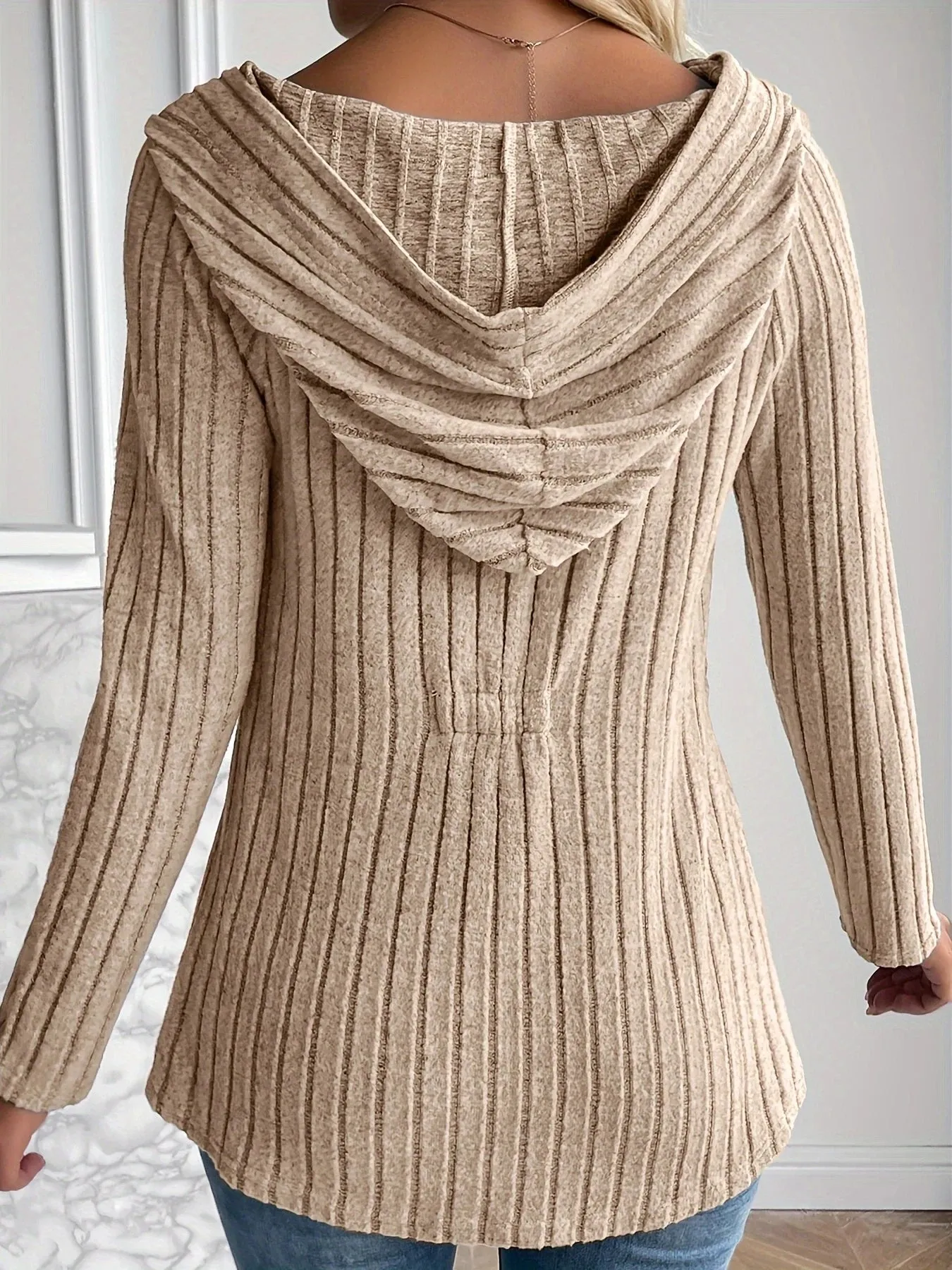 LONORE | Cardigan en Maille Ctelée avec Boutons