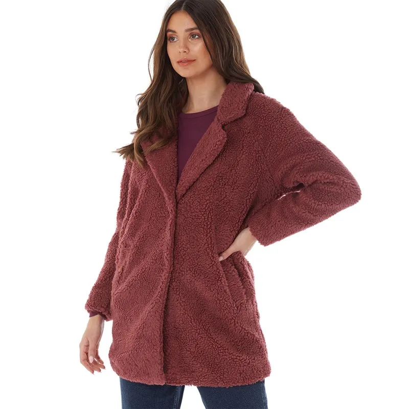 Only Vestes Légères Aurelia Sherpa Femme Rose