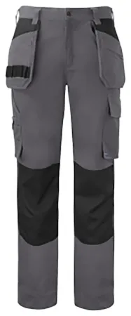 Pantalon 100% coton contraste poches flottantes Gris T52 (46FR) lavage 60°