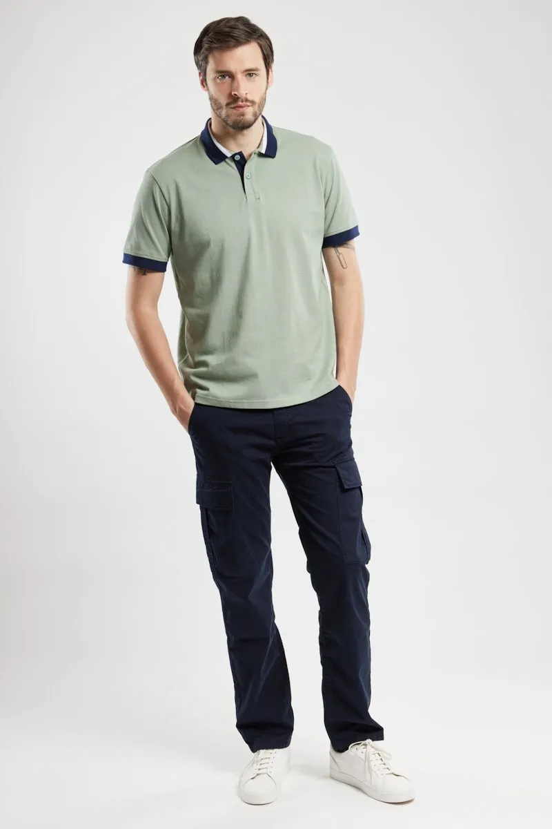 Pantalon cargo - coton