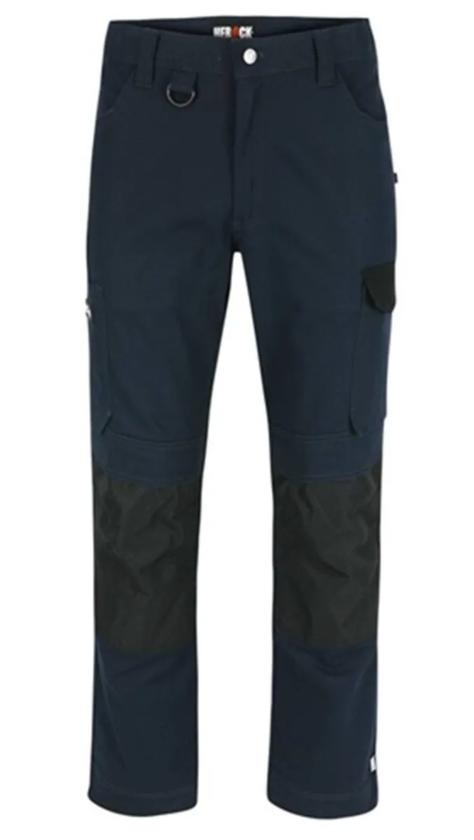 Pantalon de travail multipoches - Unisexe - HK015 - bleu marine 