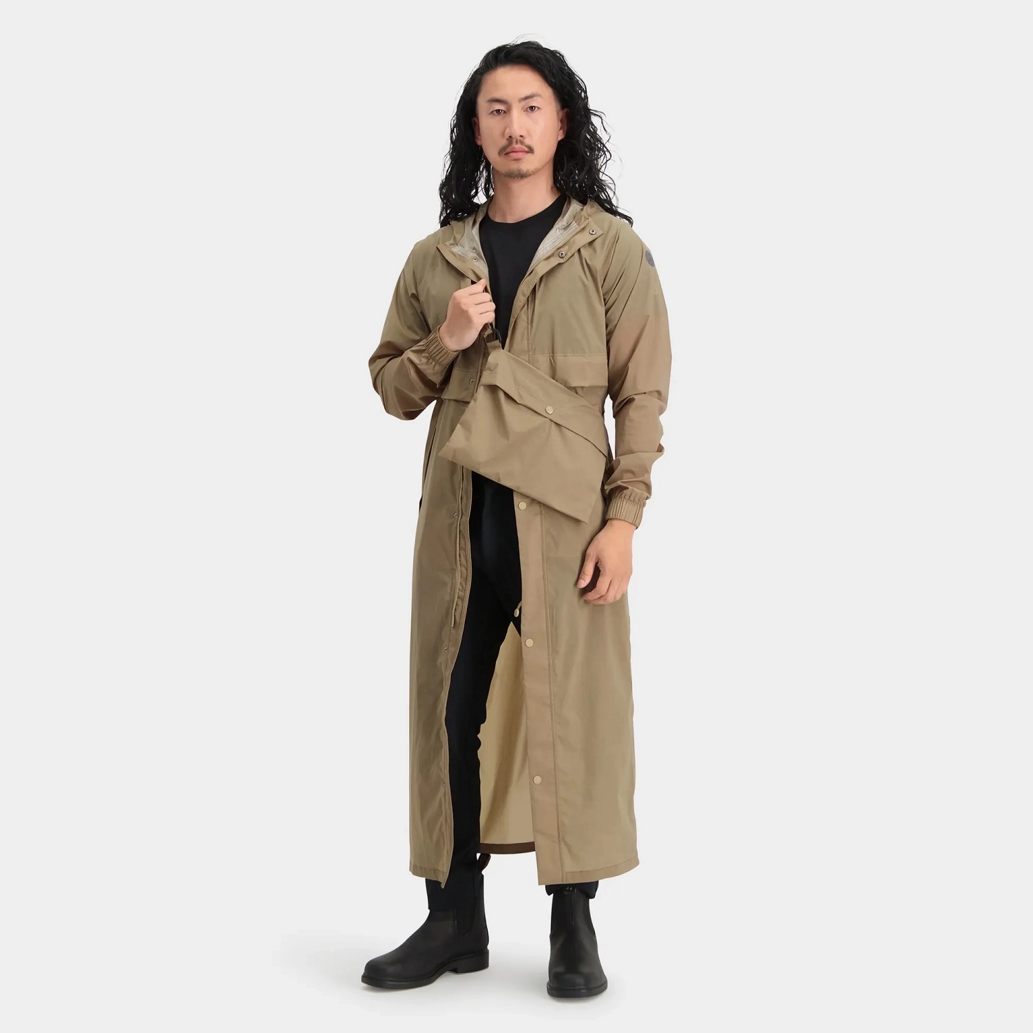 Parka AGU Unisexe Packable Rain Urban Outdoor Lead Gray