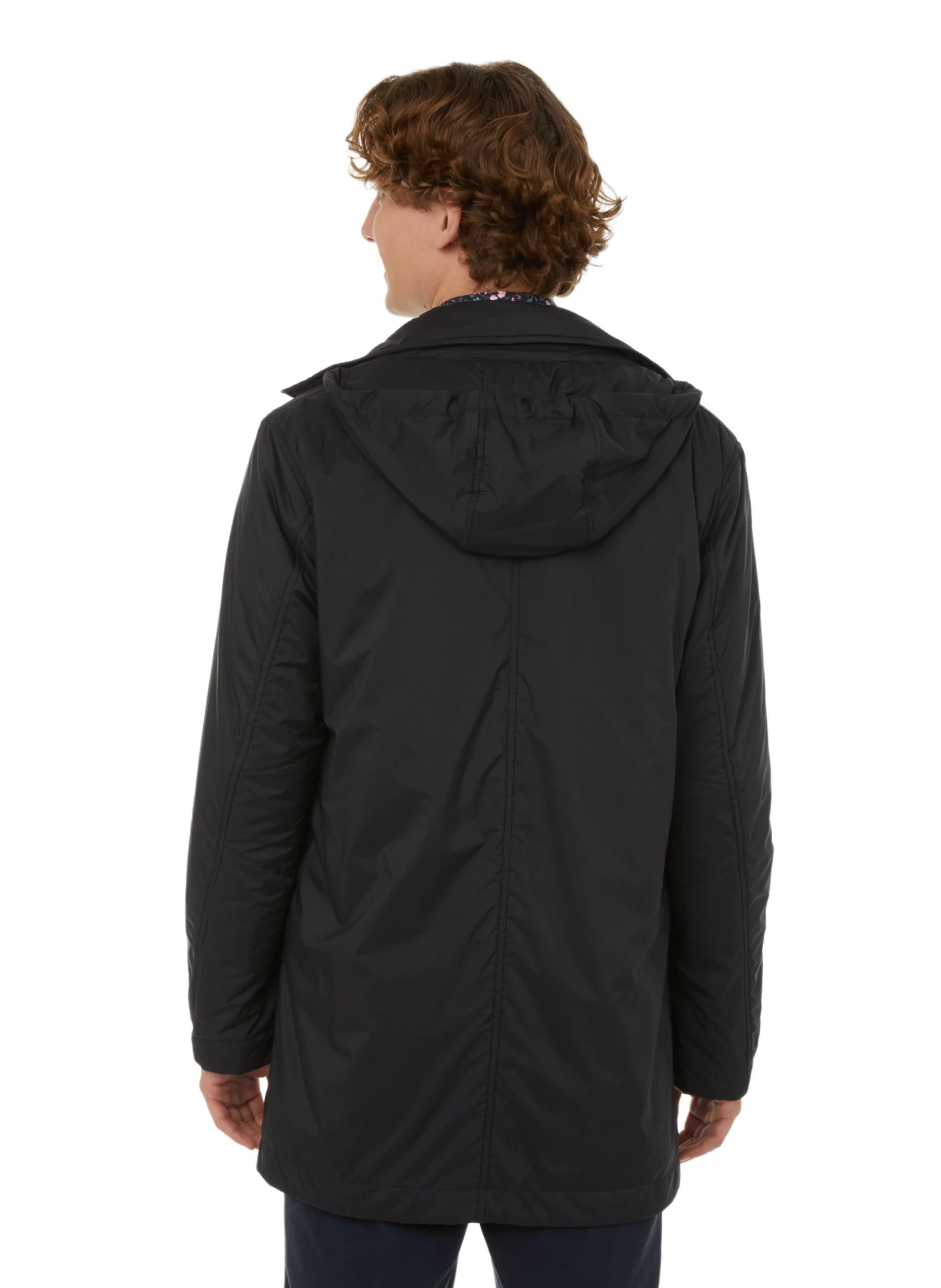 PARKA MI-LONGUE à CAPUCHE AMOVIBLE - HERNO pour HOMME | Printemps