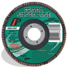 Pearl Abrasive MX454Z9TH Disque à feuillets 4-1/2" x 5/8"-11 ( grain 40 )