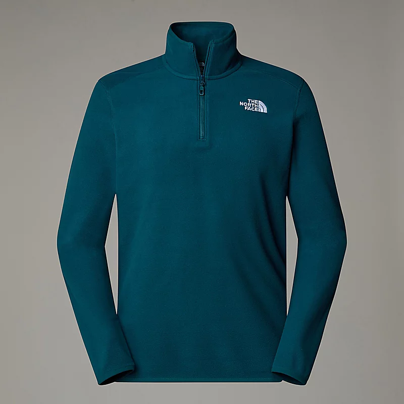 polaire the north face M 100 GLACIER 1/4 ZIP - EU MIDNIGHT PETROL