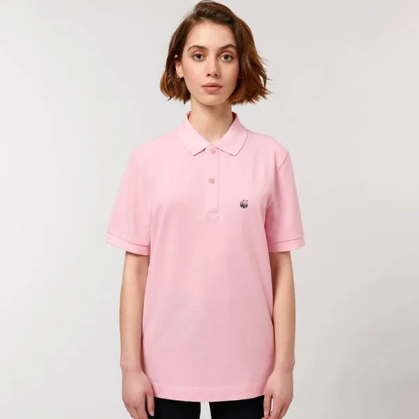 Polo rose coton bio 100%