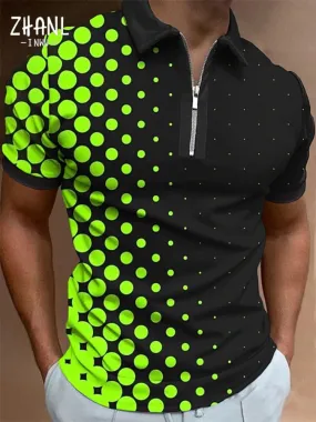 Polos Hommes Patchwork Manches Courtes