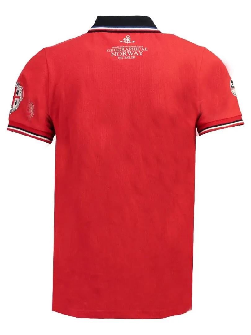 Polos 'Geographical Norway' 'Kingsley Ss Men' - Rouge