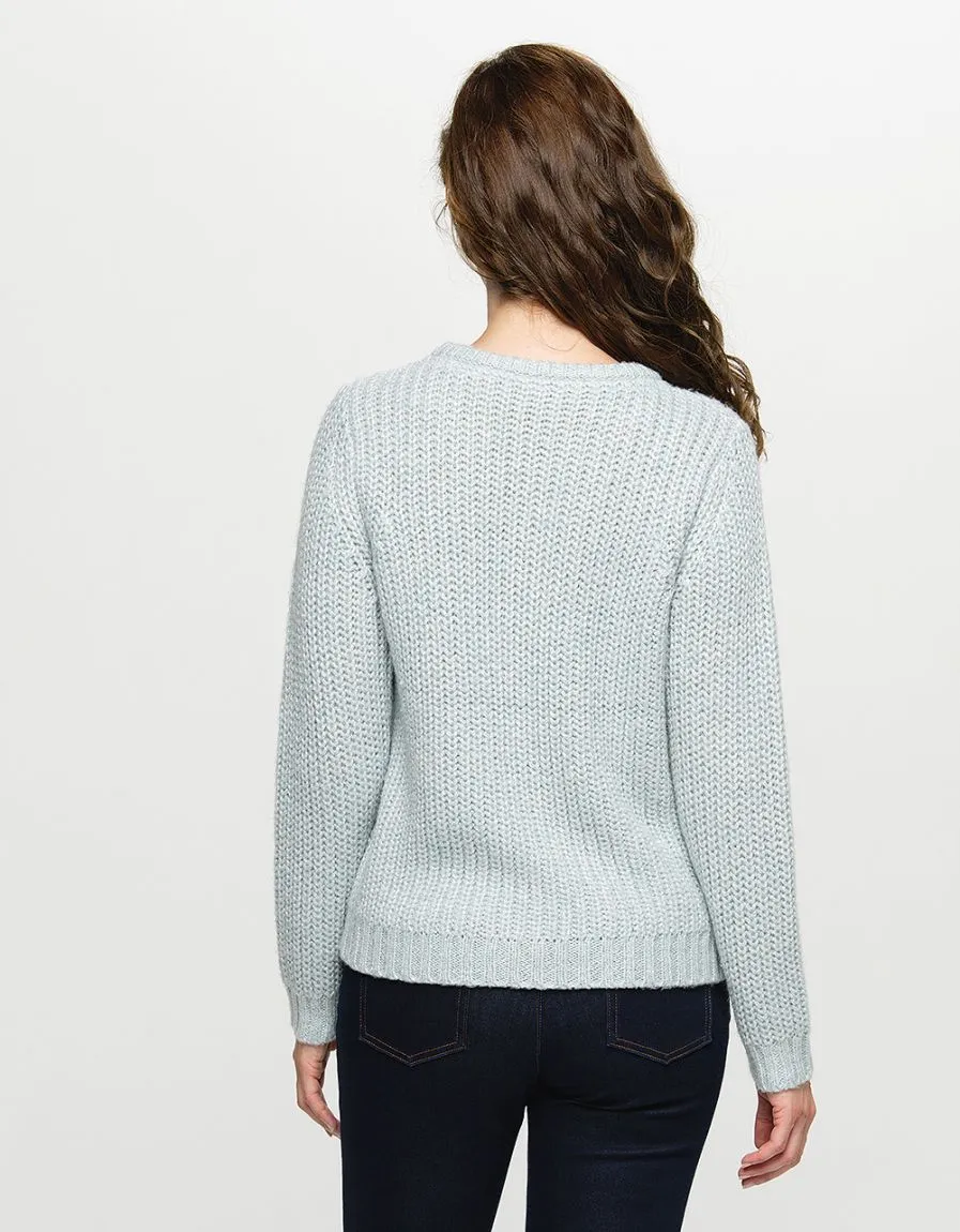 Pull bleu douillet - Pulls