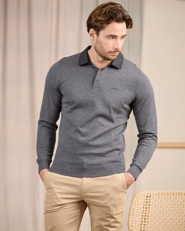 Pull Curtis gris 