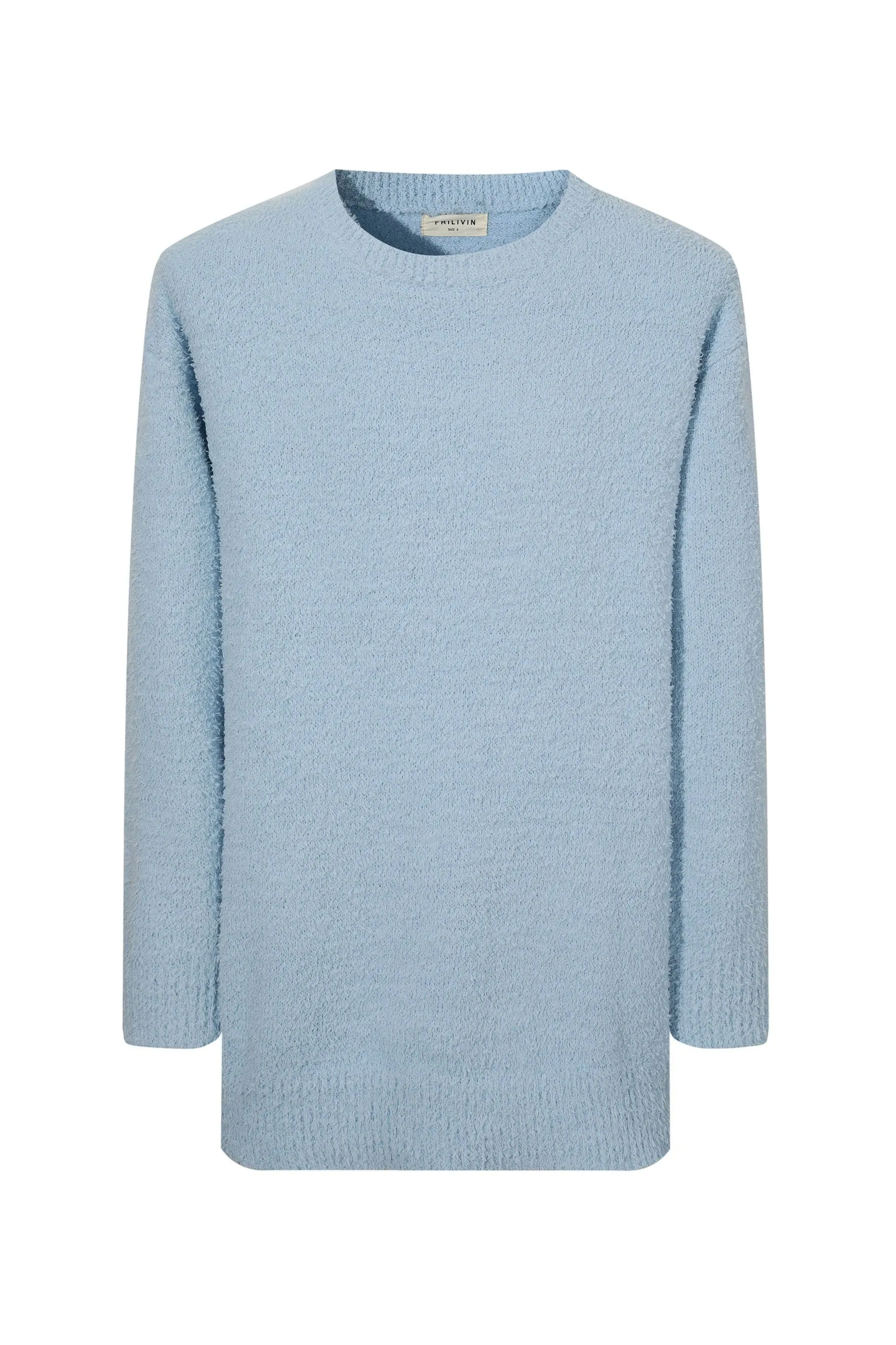 Pull effet peluche mohair