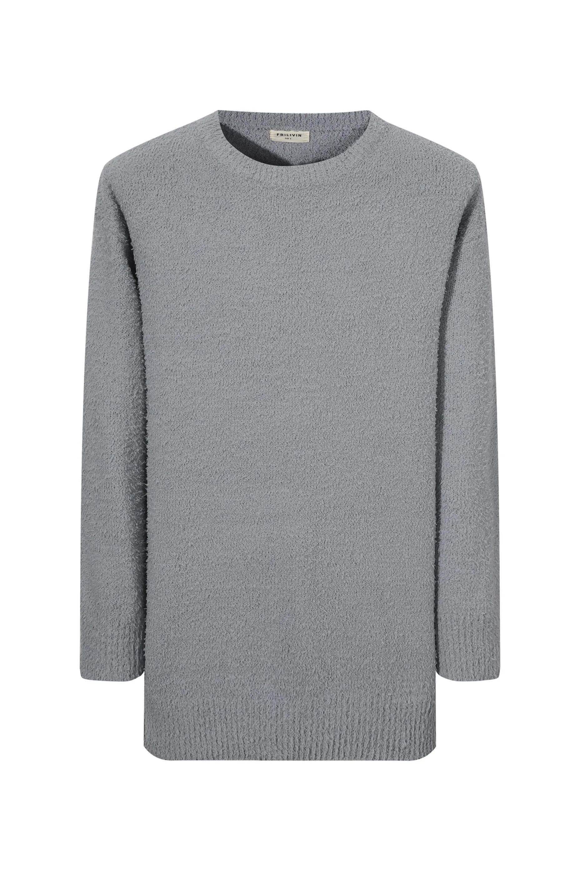 Pull effet peluche mohair